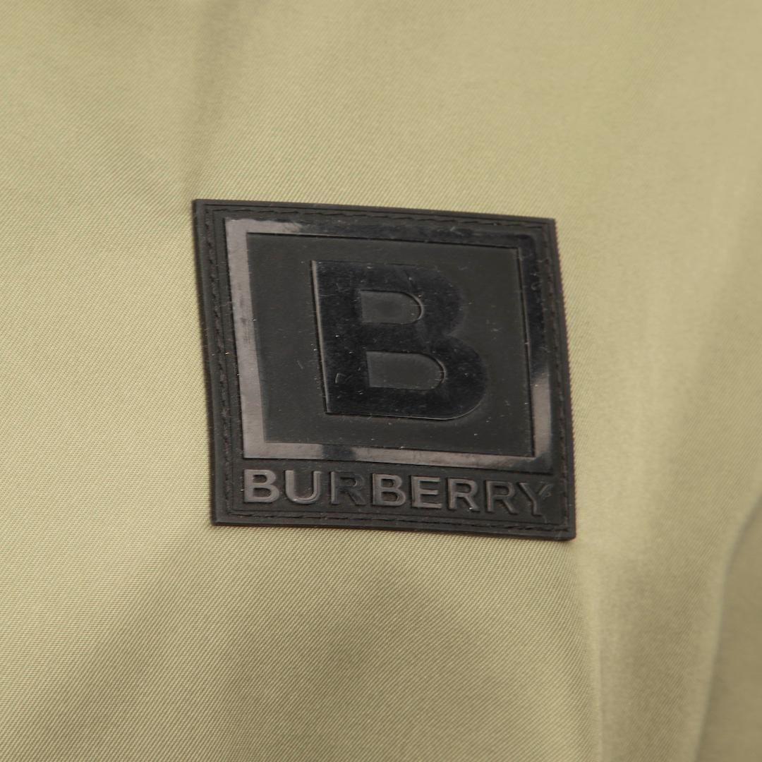 Brown Burberry Khaki Hooded Rain Coat Size M