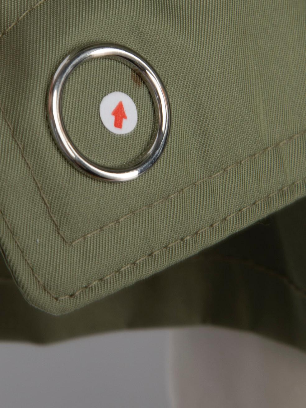 Burberry Khaki Hooded Rain Coat Size M In Good Condition In London, GB