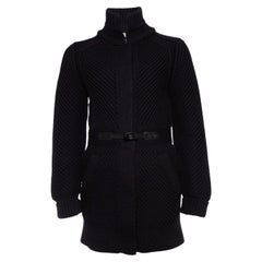 Burberry, Schwarzer Strickmantel