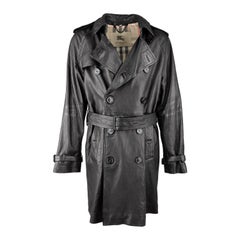 Trenca Burberry de piel de cordero - Años 00