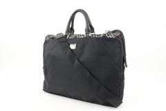 Burberry: Nova-Tragetasche, großer schwarzer Nova-Karo, 69b23