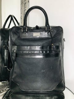 Burberry Large Leather Travel Bag