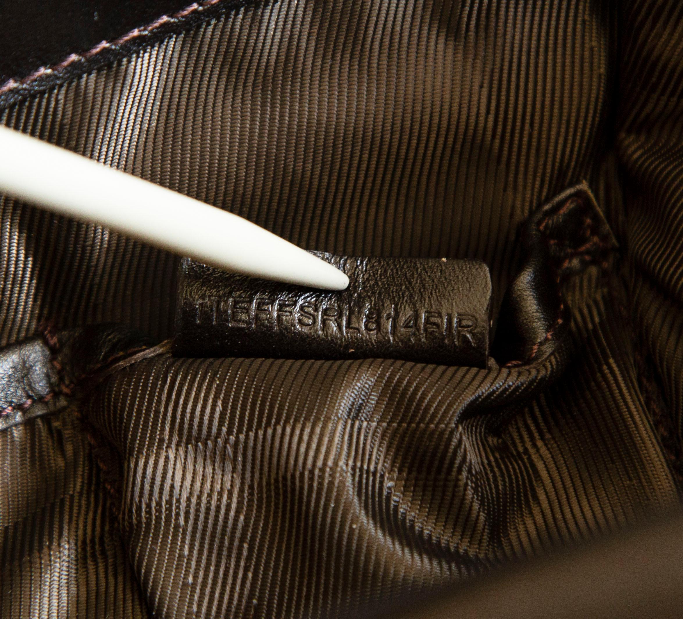 Burberry Large Manor Brown Quilted Leather Satchel Shoulder Bag For Sale 8