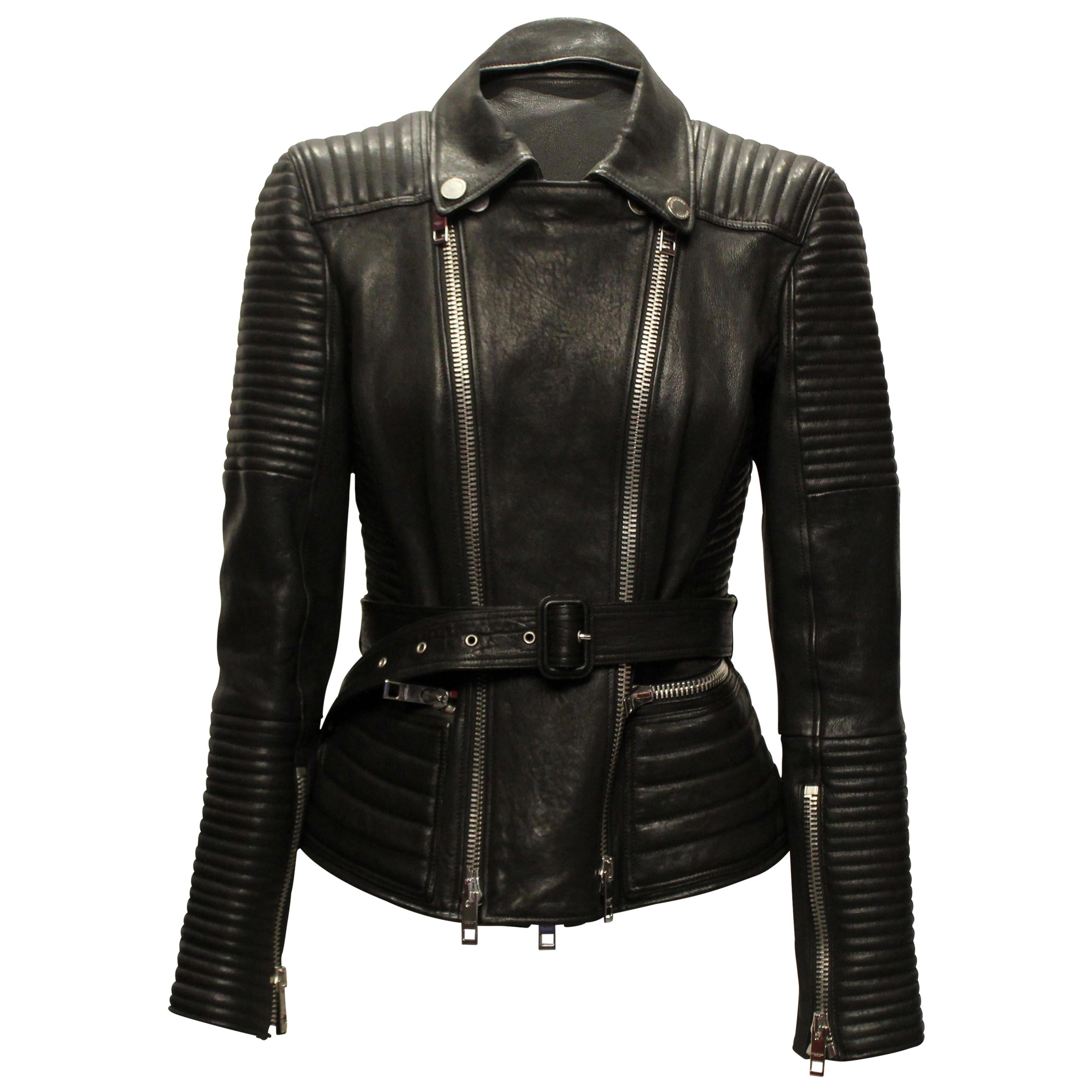 Burberry Leather Jacket For Sale at 1stDibs | burberry leather 