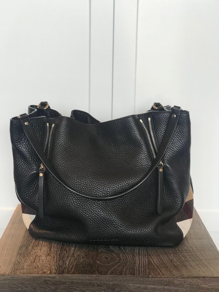 Burberry Leather Shoulder Bag For Sale at 1stDibs burberry leather bag, burberry over the