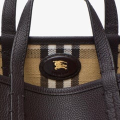 Burberry Leather Tote Bag — Brown
