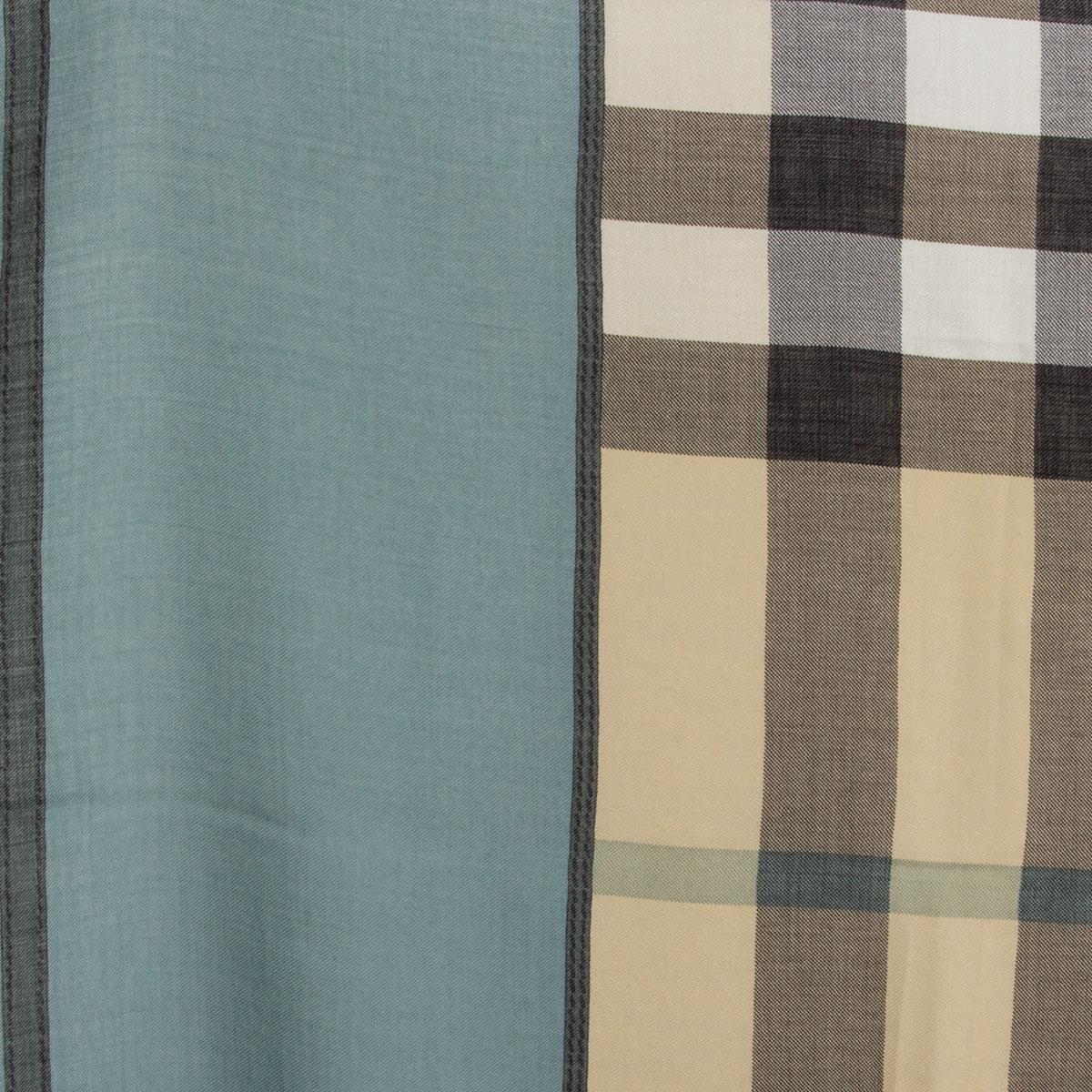 light blue burberry scarf