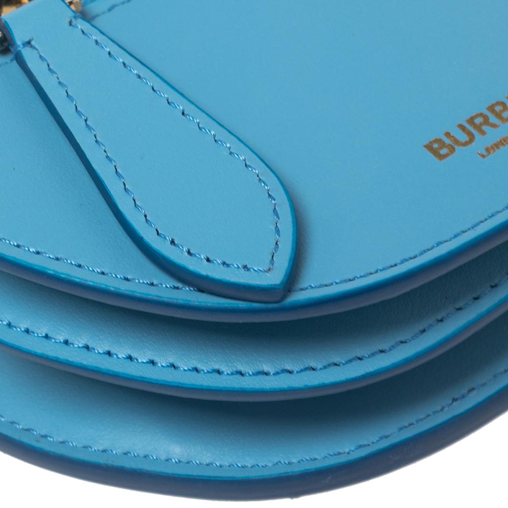 Burberry Light Blue Leather Micro Olympia Bag 1