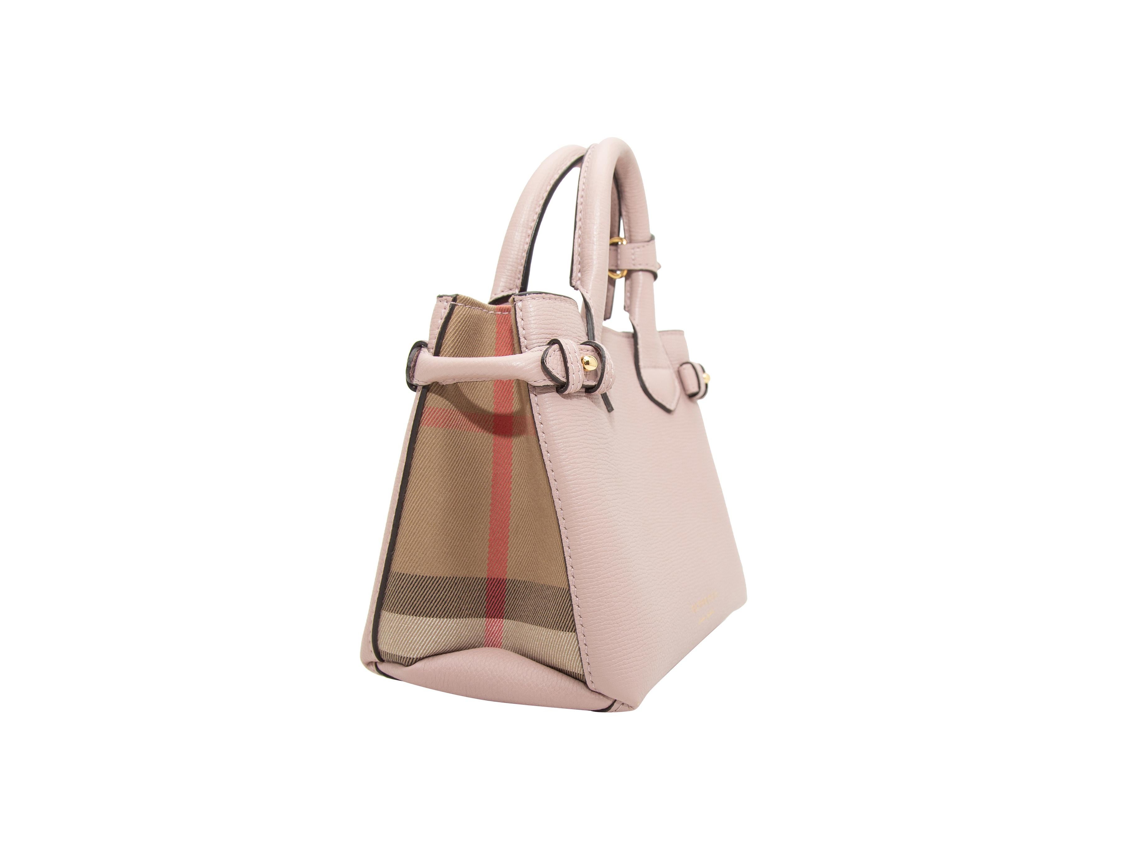 Beige Burberry Light Mauve & Multicolor Baby Banner Tote