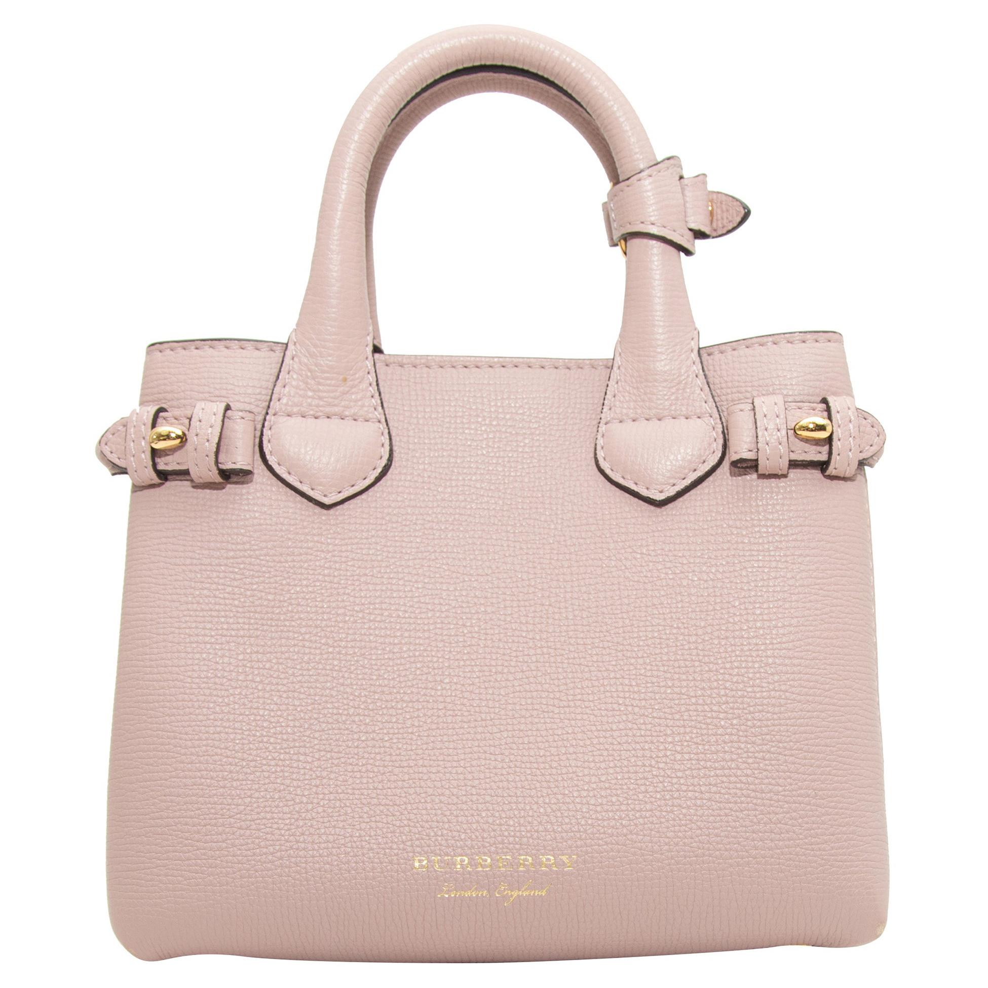 Burberry Light Mauve & Multicolor Baby Banner Tote