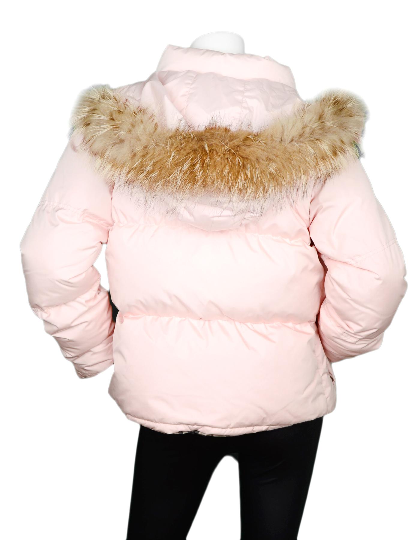 light pink puffer jacket