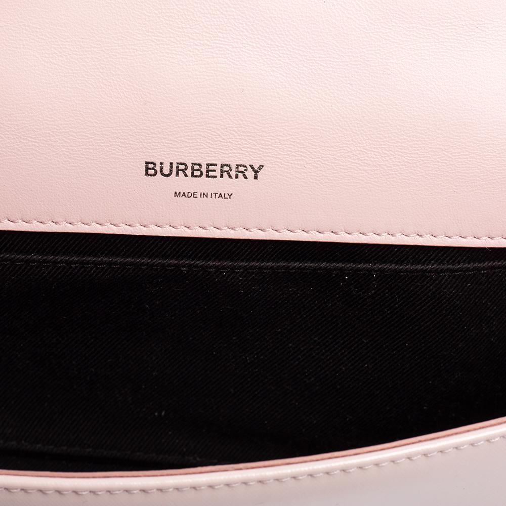 Burberry Light Pink Quilted Leather Small Lola Shoulder Bag 2