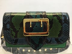Burberry Limited Edition Snakeskin Bag with Two Straps NWT