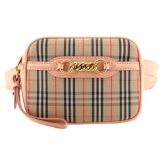 Burberry Link Bum Bag 1983 Knight Check Canvas