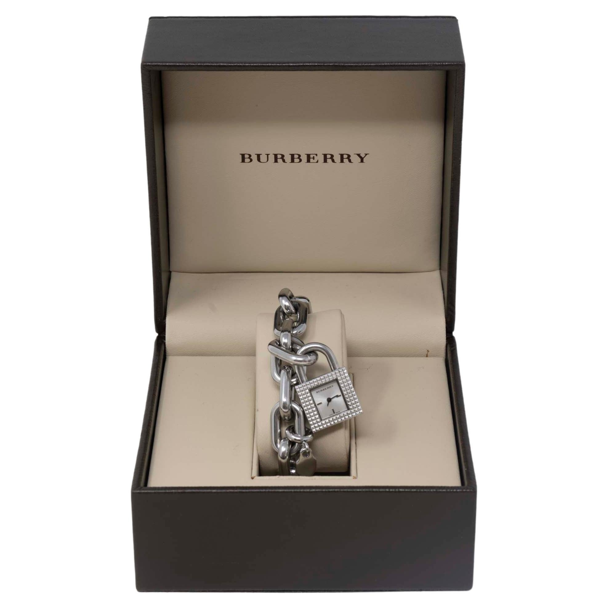 Burberry Link Lock and Key Watch For Sale at 1stDibs
