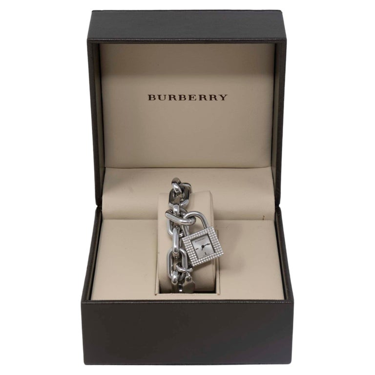 Orologio Burberry A Link con chiusura a chiave in vendita su