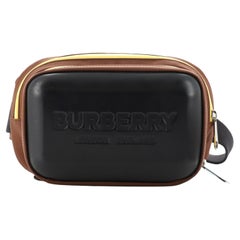 Burberry Logo Belt Bag Embossed Leather and Nylon