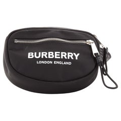 Burberry Logo Cannon Bum Bag Printed Nylon Small