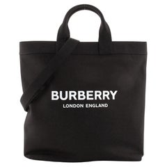 Burberry Logo Convertible Tote Nylon Large