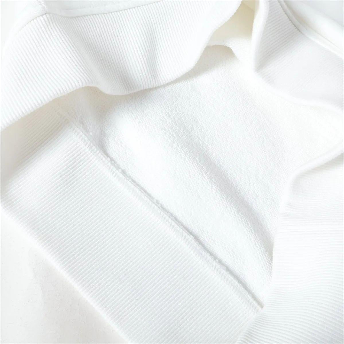 Femenino o masculino Sudadera básica de punto de algodón con logotipo de Burberry Blanco en venta