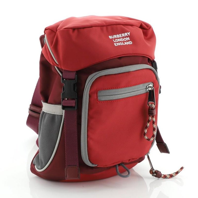 Burberry Logo Crossbody Backpack Nylon Mini For Sale at ...