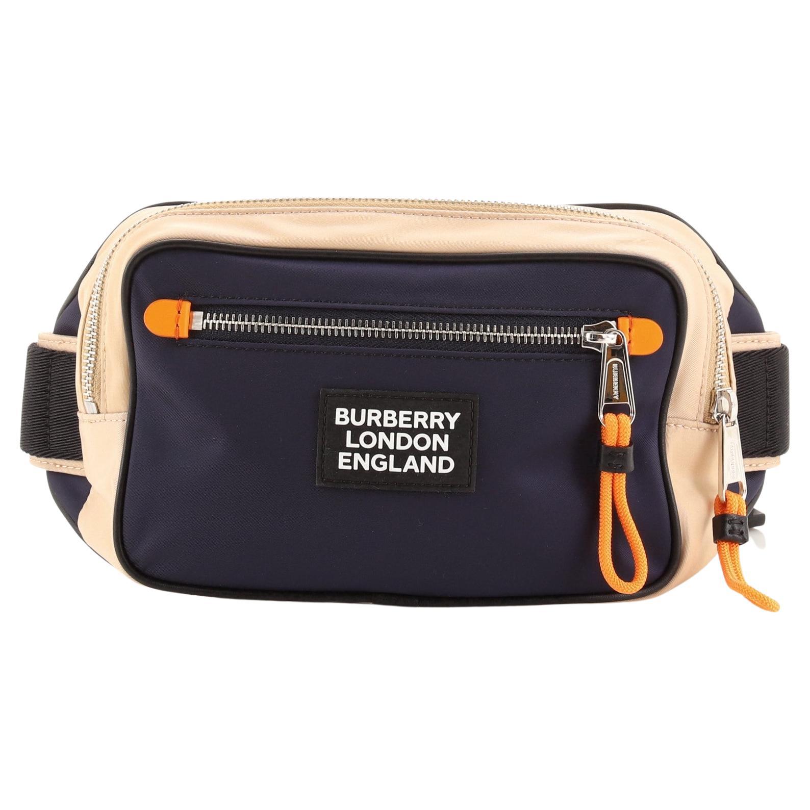 Burberry Logo Patch Bum Bag Nylon