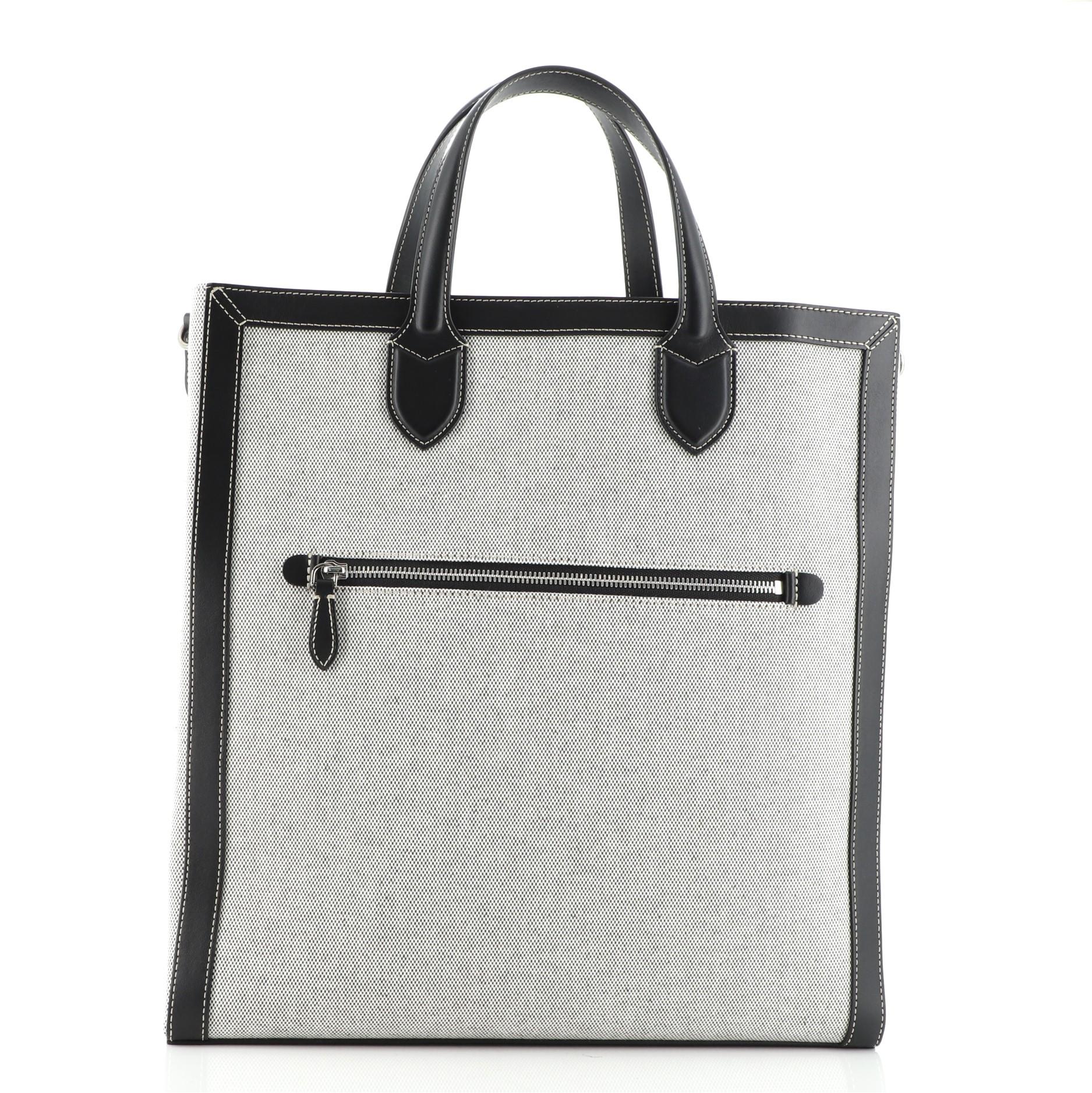 burberry horseferry canvas tote