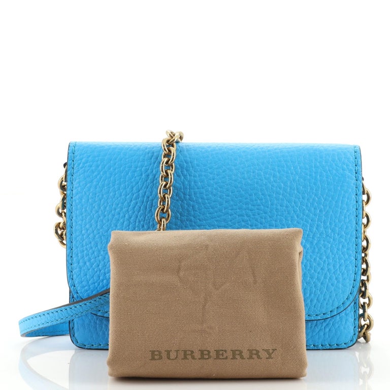 Burberry blue wallet  Leather wallet, Burberry, Leather