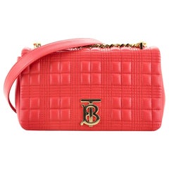 Burberry Lola Shoulder Bag Quilted Lambskin Small