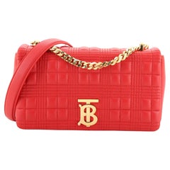Burberry Lola Shoulder Bag Quilted Lambskin Small