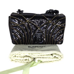 Burberry Lola Small Quilted Sequin Chain Shoulder Bag