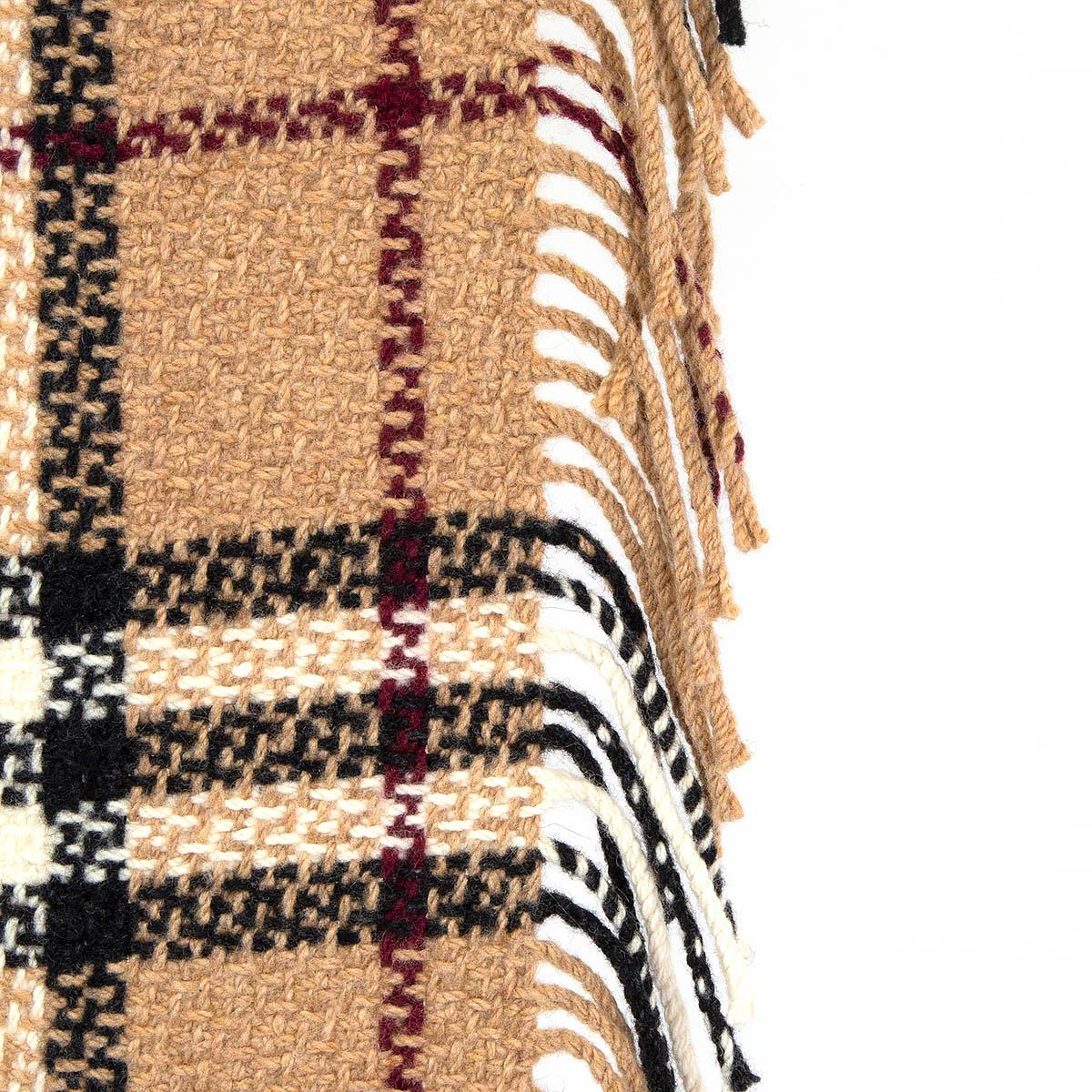 Burberry double fringe scarf shop