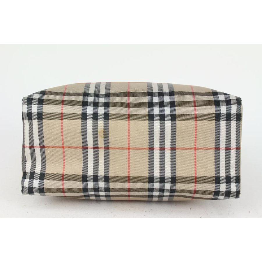 Burberry London Beige Nova Check Shopper Tote bag 823bur21 1