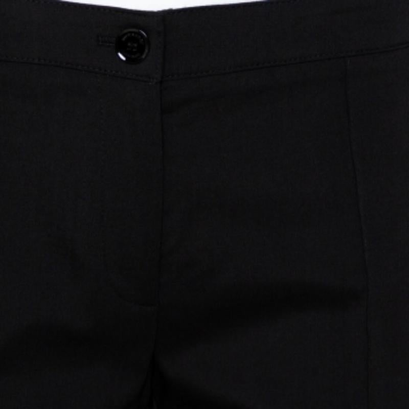 Burberry London Pantalones a medida de mezcla de lana negra S en venta 1