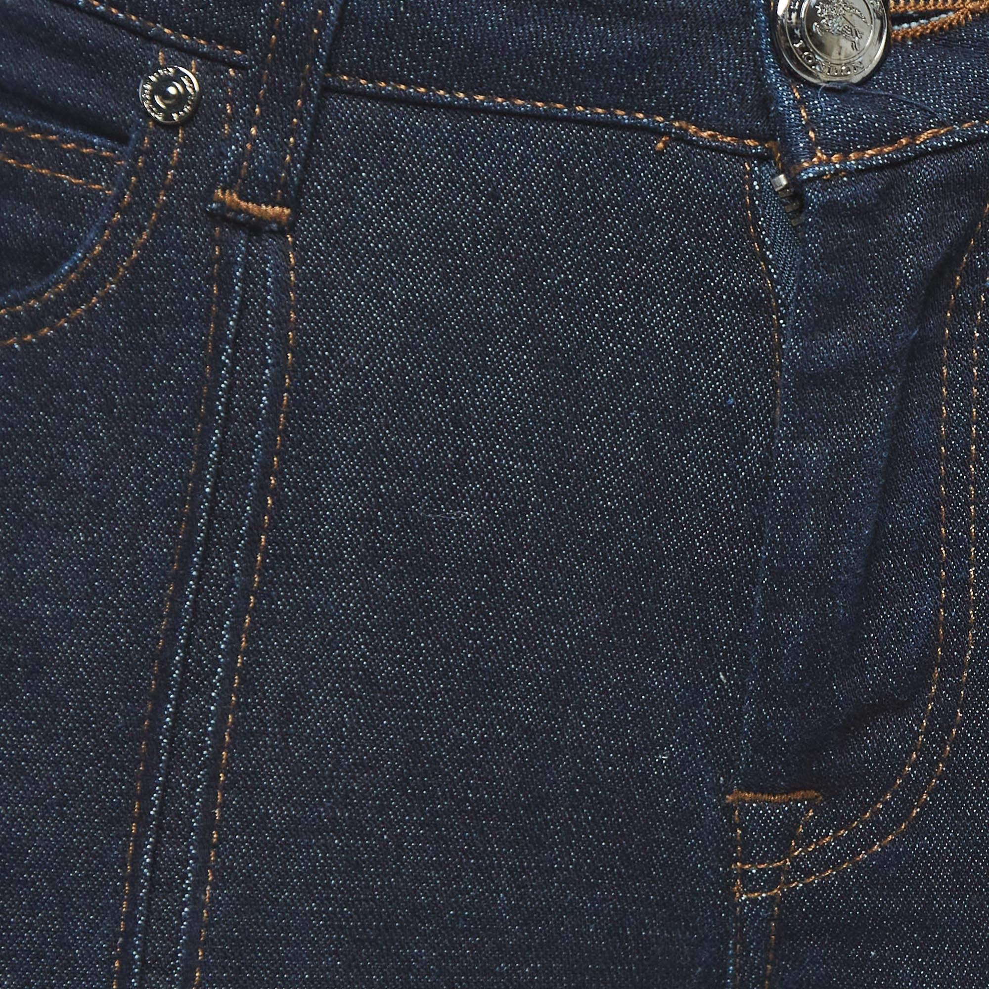 Burberry London Vaqueros pitillo azules S Cintura 26 Negro en venta