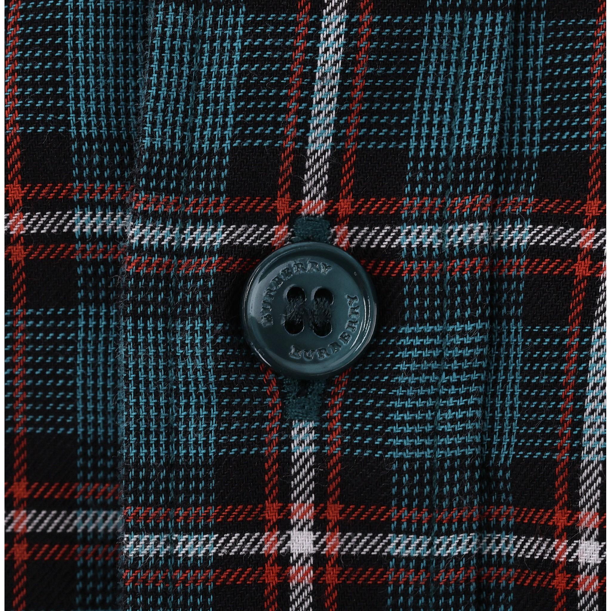 Burberry London Kariertes Baumwollhemd im Angebot 2