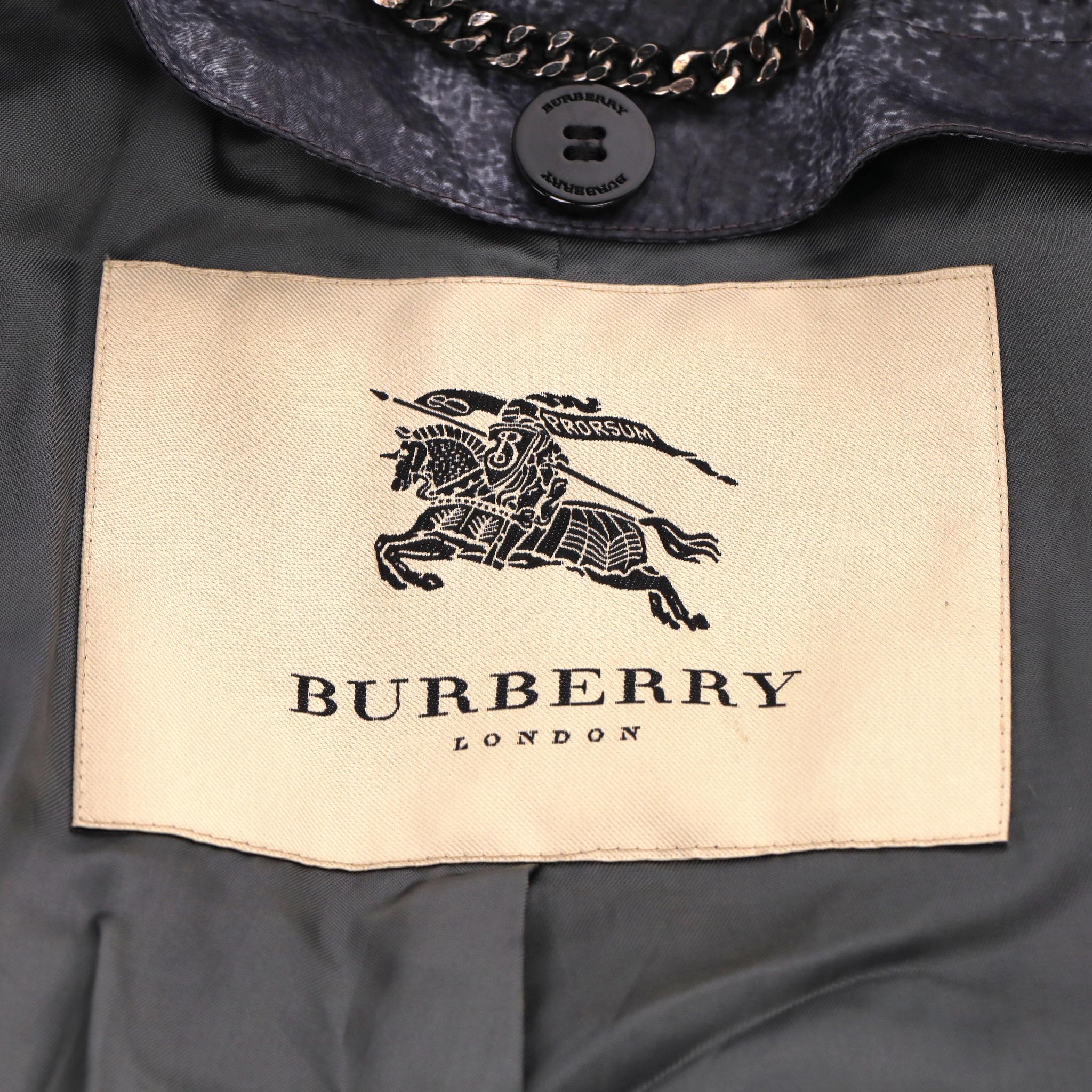 Trenca de cuadros Burberry London en venta 4