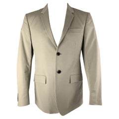 Burberry London Taglia 40 Grigio Cotone / Elastan Cappotto sportivo monopetto