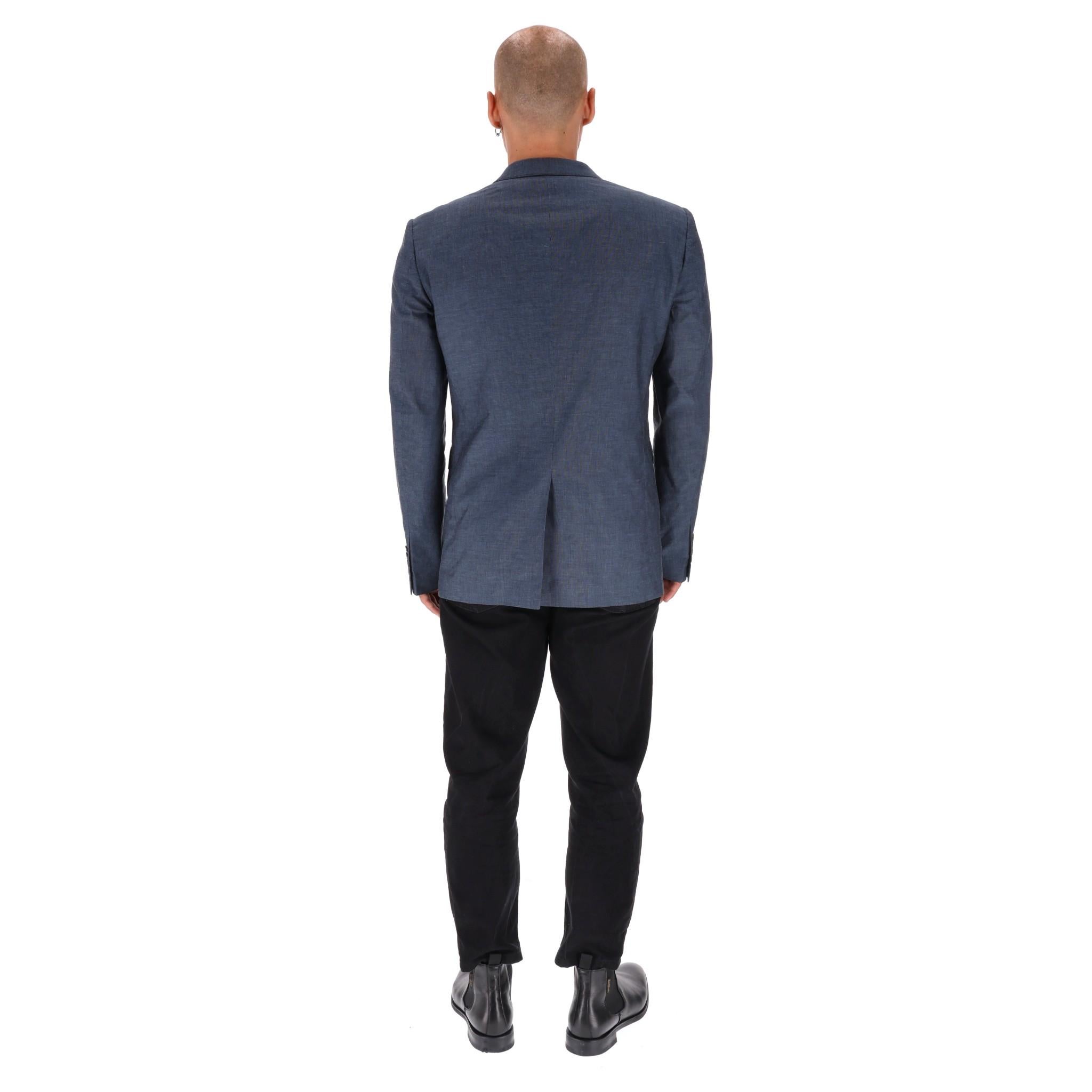 Men's Burberry London Cotton & Silk Blend Suit Jacket For Sale