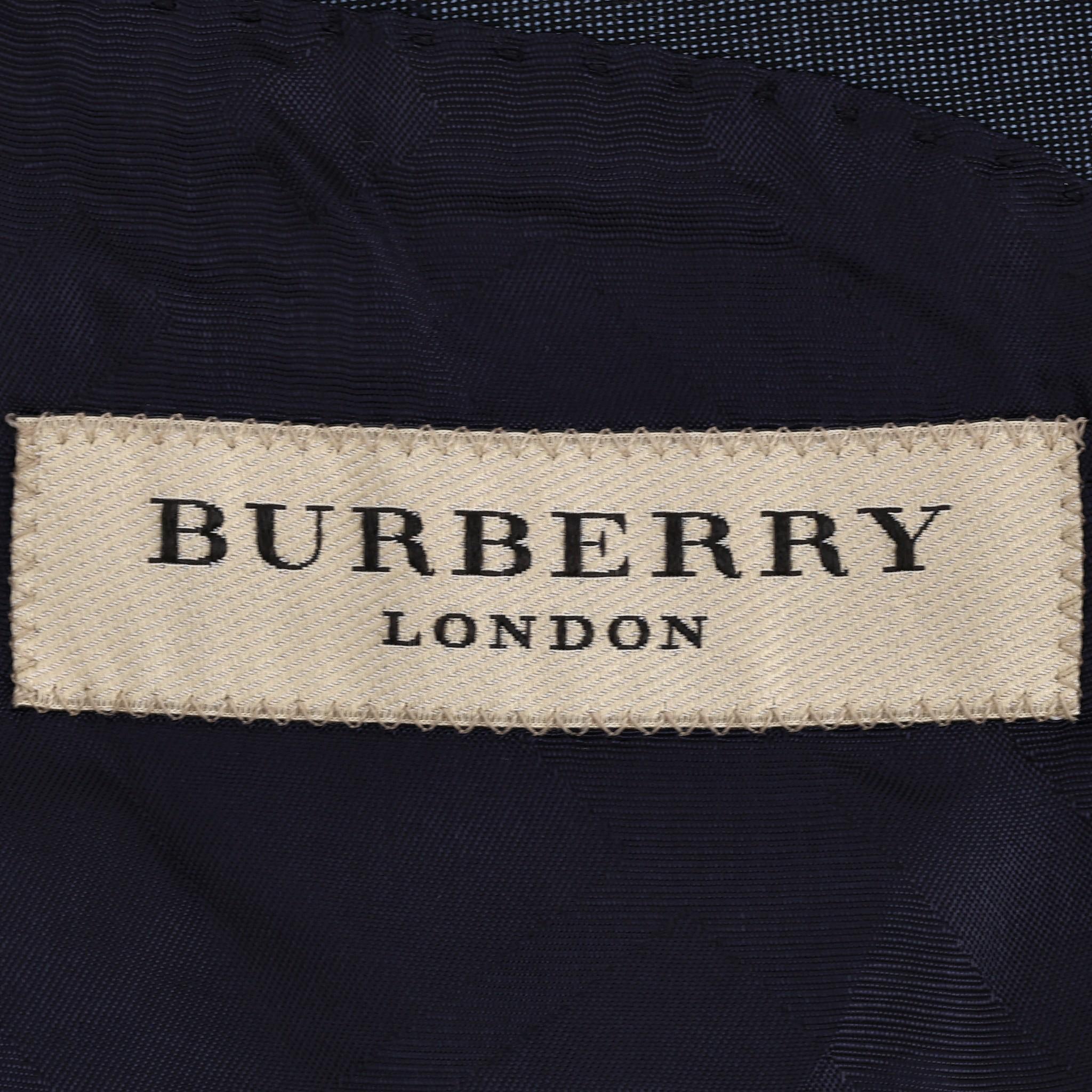 Burberry London Cotton & Silk Blend Suit Jacket For Sale 2