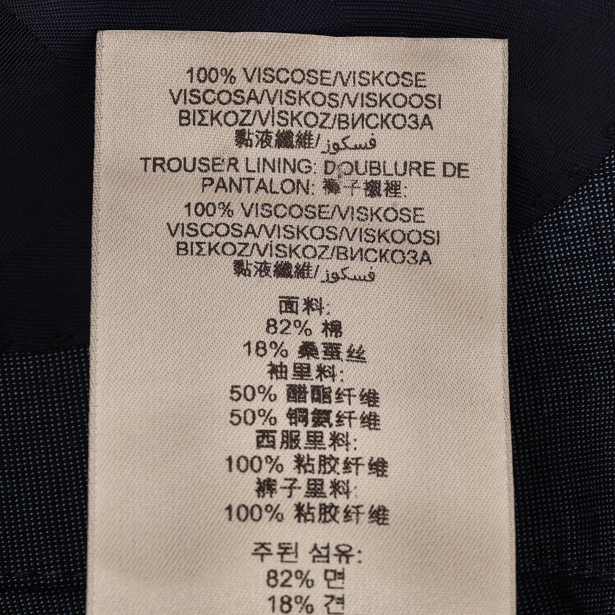 Burberry London Cotton & Silk Blend Suit Jacket For Sale 4