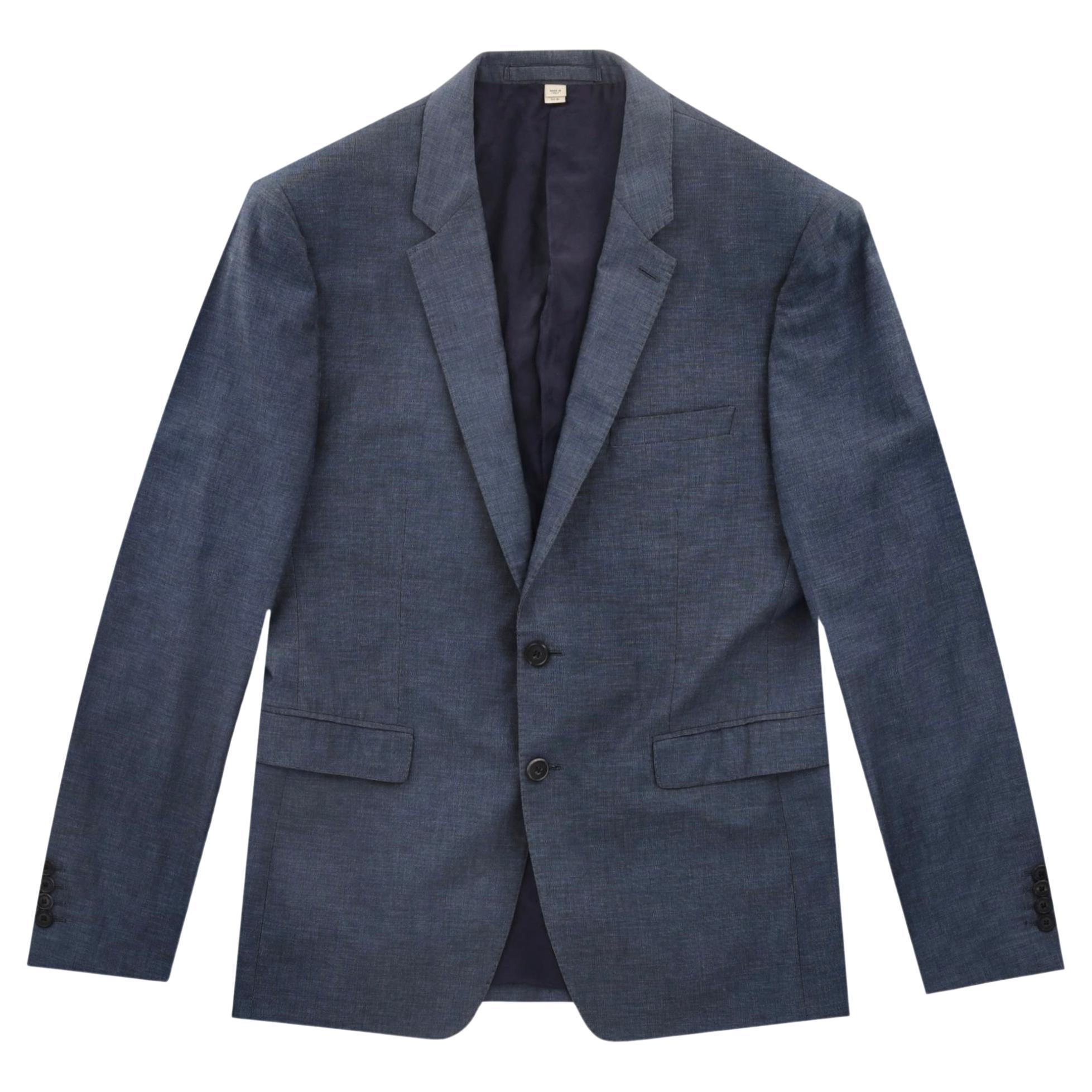 Burberry London Cotton & Silk Blend Suit Jacket For Sale