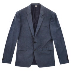 Burberry London Cotton & Silk Blend Suit Jacket