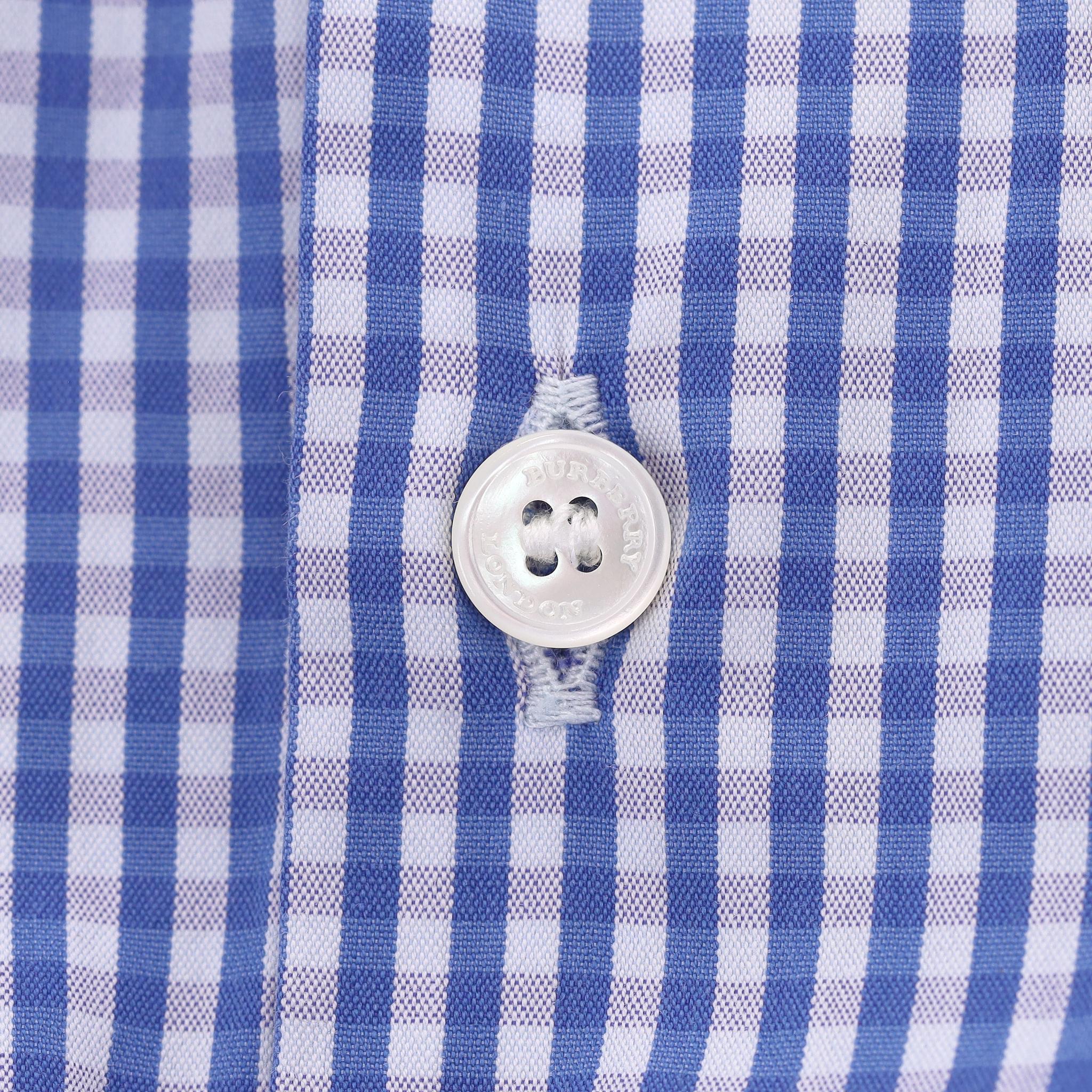 Camicia in cotone a quadri Burberry London in vendita 1