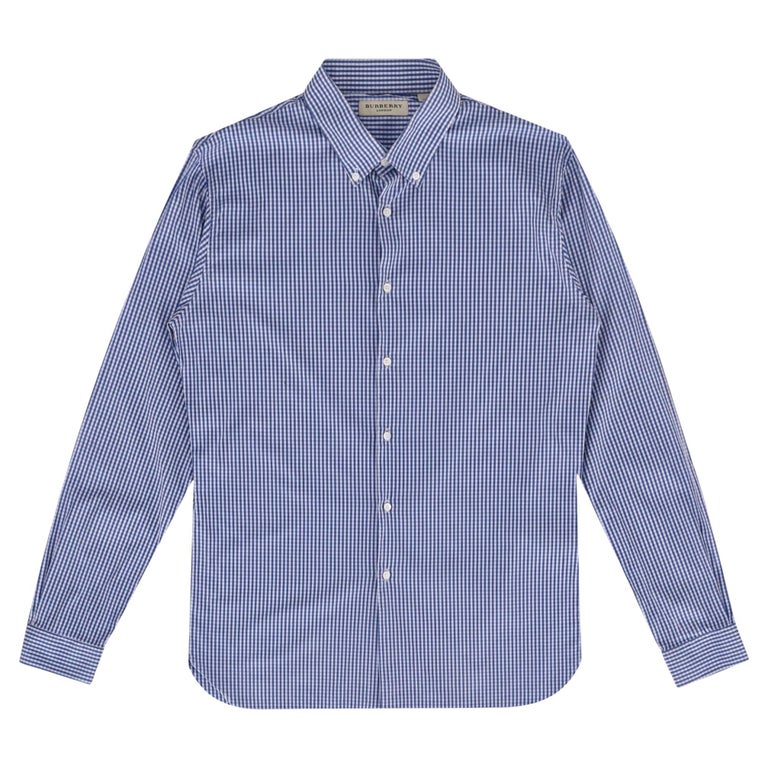 Camicia in cotone a quadri Burberry London in vendita su 1stDibs