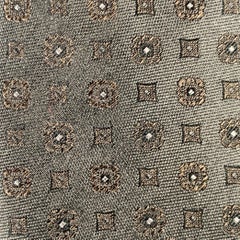 BURBERRY LONDON Corbata de Sarga de Seda de Lunares Grises