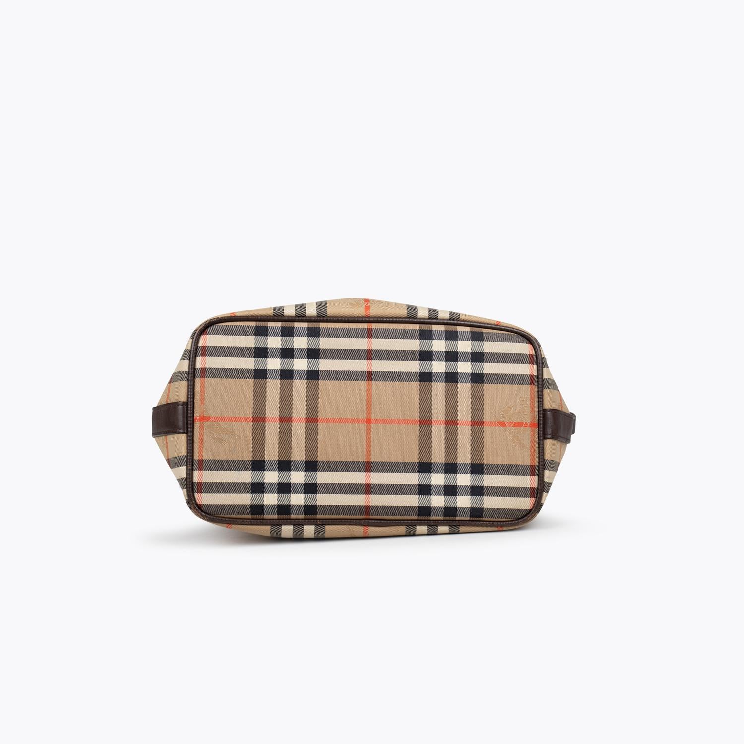 Burberry London Horseferry Check Bucket Bag For Sale 3
