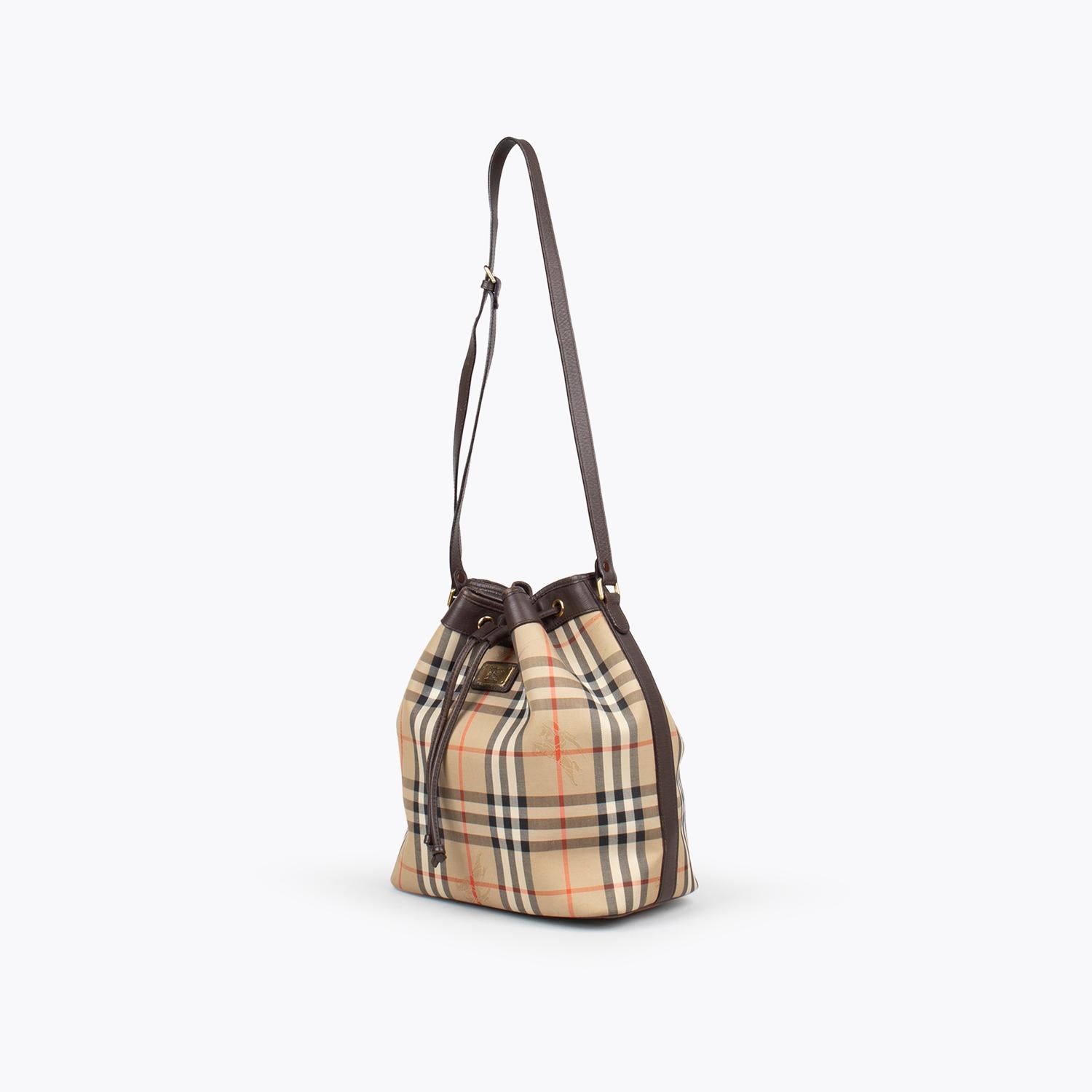 Burberry London Horseferry Check Bucket Bag For Sale at 1stDibs ...