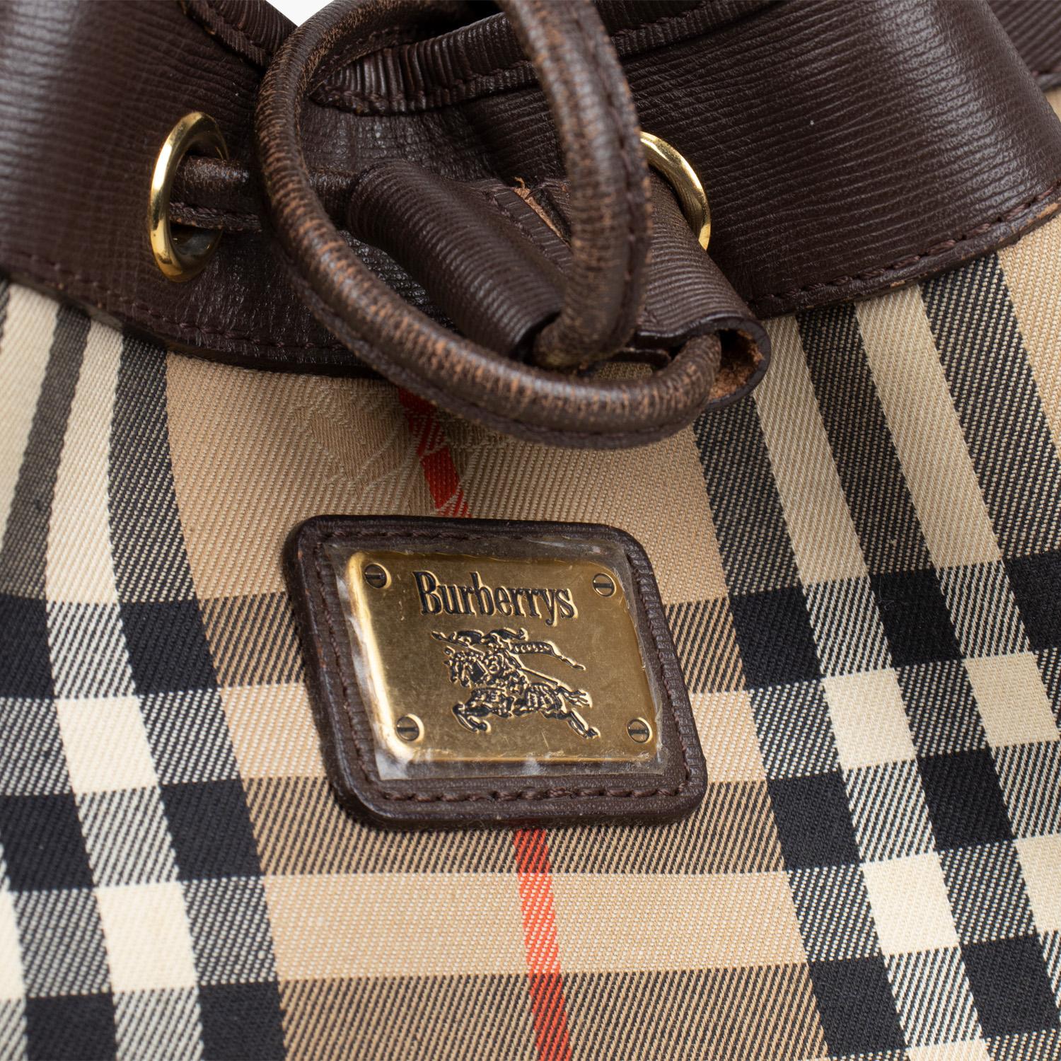 Women's Burberry London Horseferry Check Bucket Bag For Sale
