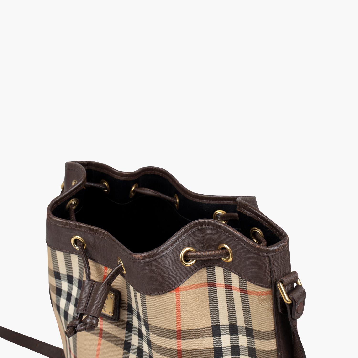 Burberry London Horseferry Check Bucket Bag For Sale 1